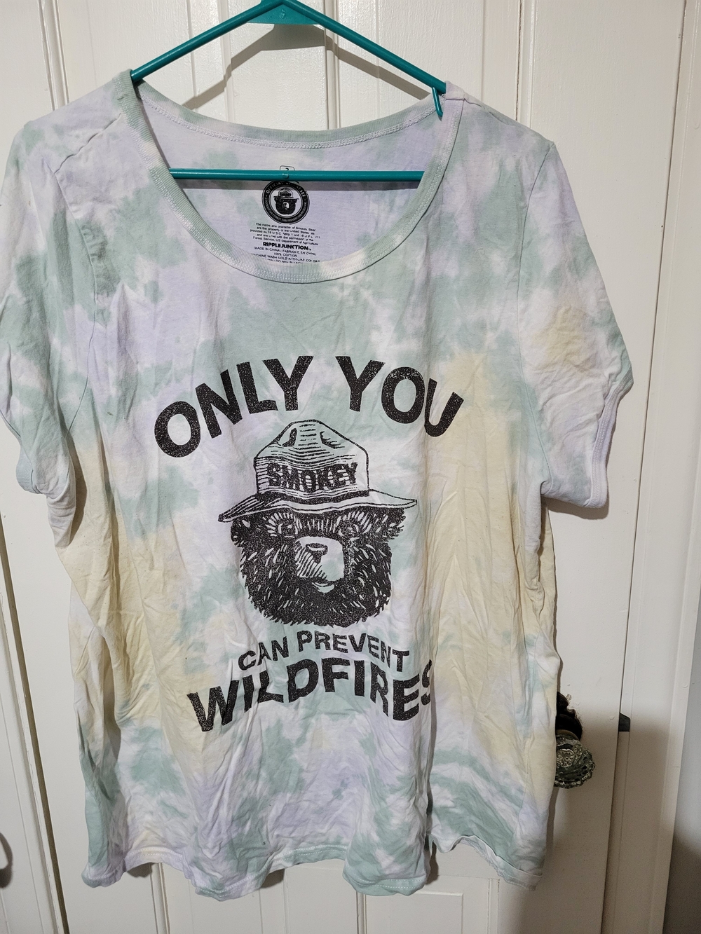torrid Tie-Dye Smokey Bear Graphic Tee